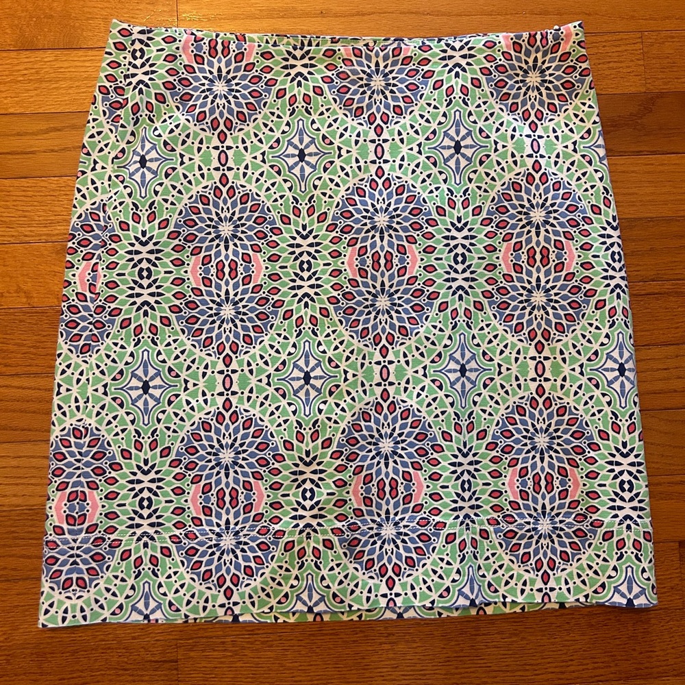 Talbots Skirt Multicolor Geometric Pattern Women’… - image 1